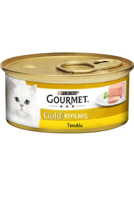 Gourmet Gold Kıyılmış Tavuk Etli Yetişkin Kedi Konservesi 85 Gram - 1