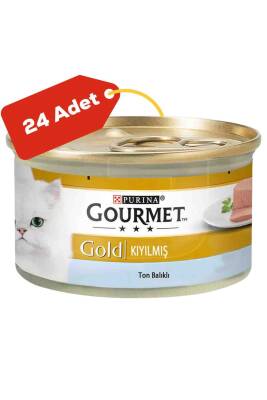 Gourmet Gold Kıyılmış Ton Balıklı Yetişkin Kedi Konservesi 24x85gr 24lü - 1