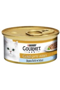 Gourmet Gold Okyanus Balığı ve Sebzeli Yetişkin Kedi Konservesi 85 gr - GOURMET