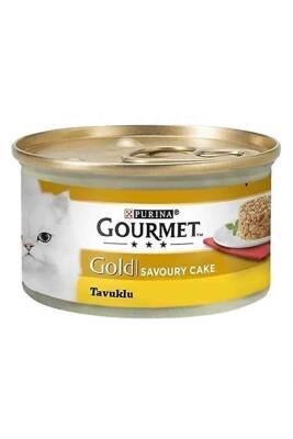 Gourmet Gold Savoury Cake Parça Etli Tavuklu Yetişkin Kedi Konservesi 85gr - 1