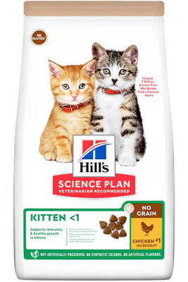 Hills Kitten Tahılsız Tavuklu Yavru Kedi Maması 1,5kg - 1