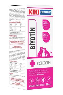 KIKI Excellent Kedi ve Köpekler İçin Biyotin Şurup 50ml - 1