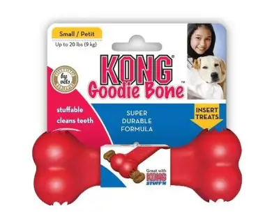 Kong Köpek Kırmızı Kauçuk Oyuncak Kemik S 13,5cm - 1