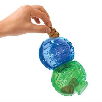 Kong Ödüllü Köpek Oyuncağı Çift Top Lock-It 14cm - 1