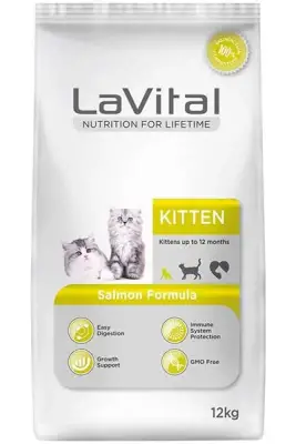 LaVital Kitten Somonlu Yavru Kedi Maması 12kg - 1