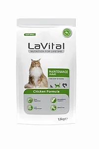 LaVital Maintenance Tavuklu 1.5 kg Yetişkin Kedi Maması - 1