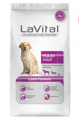 LaVital Maxi Adult Kuzu Etli Yetişkin Köpek Maması 15kg - 1