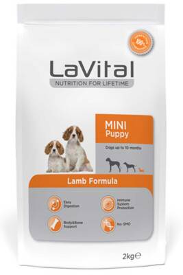 LaVital Mini Irk Yavru Köpek Maması Kuzulu 2kg - 1