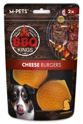 M-Pets BBQ Kings Cheese Burgers Tavuklu Köpek Ödül Maması 130gr - 1