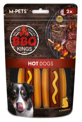 M-Pets BBQ Kings Hot Dogs Tavuklu Köpek Ödül Maması 135gr - 1