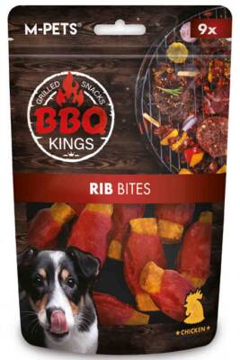 M-pets BBQ Kings Rib Bites Tavuklu Köpek Ödül Maması 115gr - 1