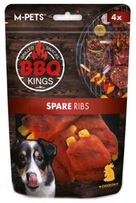 M-Pets BBQ Kings Spare Ribs Tavuklu Köpek Ödül Maması 85gr - 1