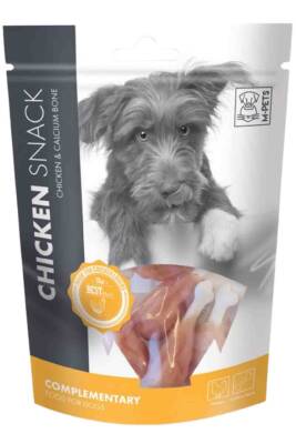 M-Pets Chicken & Calcium Bone Köpek Ödül Maması 80gr - 1