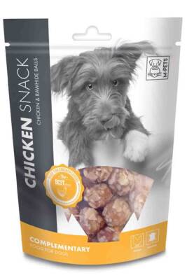 M-Pets Chicken & Rawhide Balls Tavuklu Köpek Ödül Maması 80gr - 1