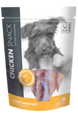 M-Pets Chicken & Rawhide Köpek Ödül Maması 80gr - 1