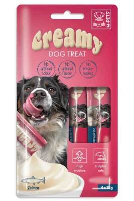 M-Pets Creamy Somonlu Köpek Ödülü 4x15gr - 1