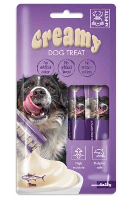 M-Pets Creamy Ton Balıklı Köpek Ödülü 4x15gr - 1