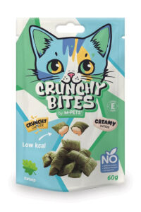 M-Pets Crunchy Bites Catnipli Kedi Ödül Maması 60gr - M-PETS
