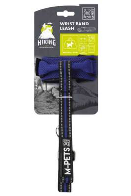 M-Pets Hiking Wrist Bilek Bantlı Gezdirme Tasması Mavi - 1