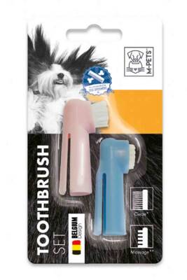 M-Pets Toothbrush Parmak Diş Fırçası 2li - 1