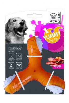 M-Pets Yummy Propeller Et Aromalı Kauçuk Köpek Oyuncağı - 1