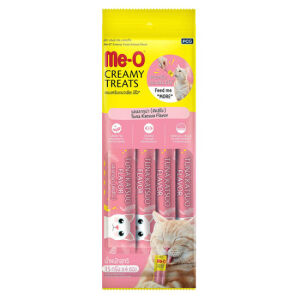 Me-O Creamy Treats Çizgili Orkinos Balıklı Kedi Ödülü 4X15 Gram - ME-O