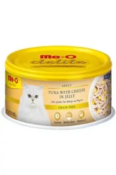 Me-O Delite Jöle İçinde Ton Balıklı ve Peynirli Yetişkin Kedi Konservesi 80 Gr 