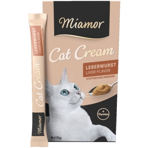 Miamor Cream Ciğerli Kedi Ödülü 6x15gr - MIAMOR