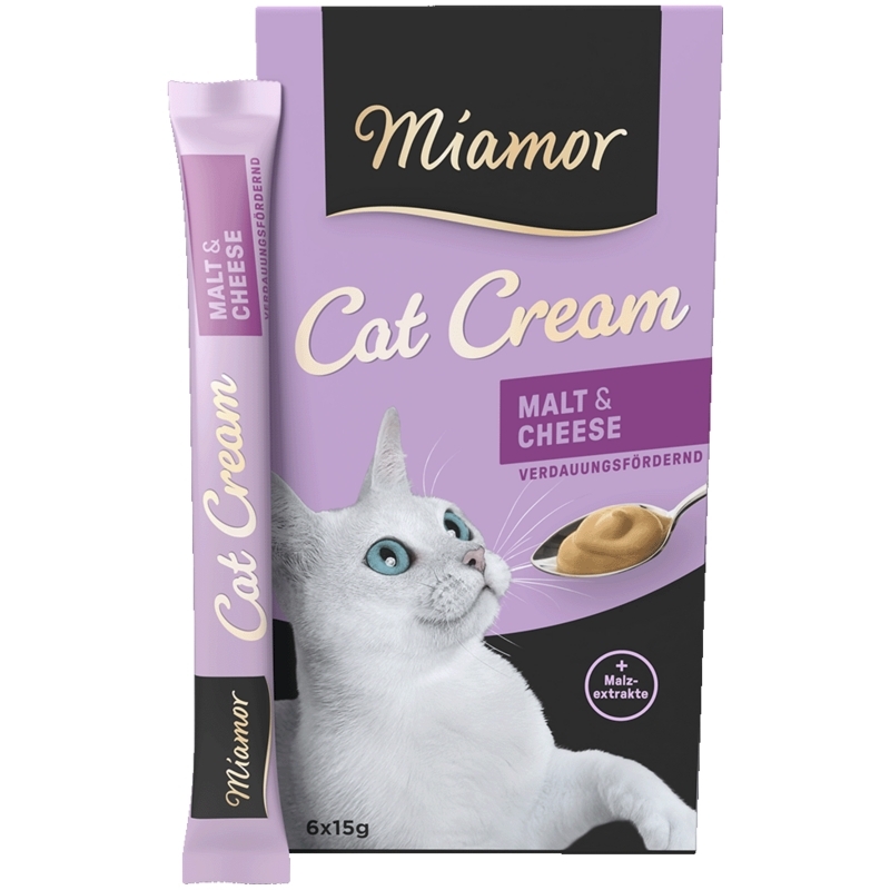 Miamor Cream Malt-Peynir Kedi Ödülü 6x15 Gr - 1