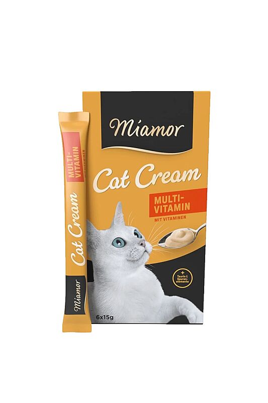 Miamor Cream Multivitamin Kedi Ödülü 6x15 Gr - 1