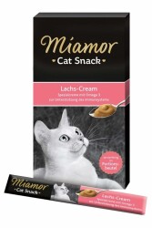 Miamor Cream Somonlu Yetişkin Kedi Ödül Maması 6x15 Gram - 1