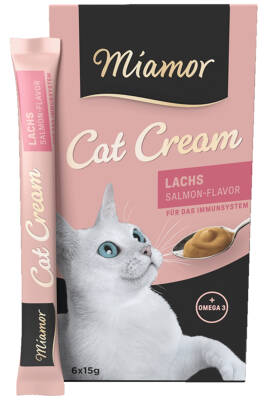 Miamor Cream Somonlu Yetişkin Kedi Ödül Maması 6x15 Gram - 2