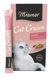 Miamor Cream Somonlu Yetişkin Kedi Ödül Maması 6x15 Gr - 1