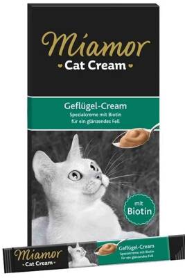 Miamor Cream Tavuklu Kedi Ödülü 6x15gr - 1