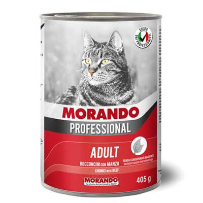 Morando Biftekli Yetişkin Kedi Konservesi 405gr - 1