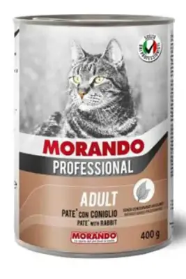 Morando Tavşan Etli Yetişkin Kedi Konservesi 400gr - 1