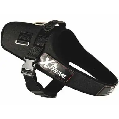 MPS X-TREME Köpek Göğüs Tasması 90/75-110cm (XL) Siyah - 1