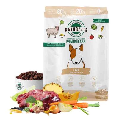 Naturalis Smartbarf Kuzulu Barf Köpek Maması 1kg - 1