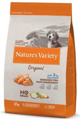 Natures Variety Original Somonlu Tahılsız Yavru Köpek Maması 10kg - 1