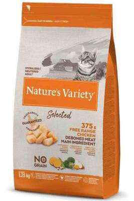 Natures Variety Selected Tavuk etli Tahılsız Kısırlaştırılmış Kedi Maması 1.25kg - 1