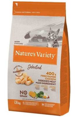 Natures Variety Selected Tavuk Etli Tahılsız Yavru Kedi Maması 1,25kg - 1