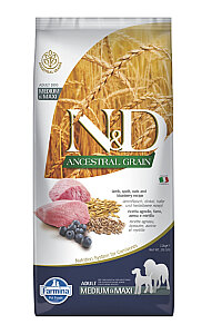 ND Düşük Tahıl Orta ve Büyük Irk Kuzu Yaban Mersini Köpek Maması 12 Kg - N&D