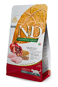 ND Ancestral Grain Düşük Tahıllı Tavuk ve Narlı Yetişkin Kedi Maması 10kg - 2
