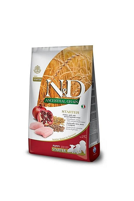 ND Düşük Tahıllı Puppy Starter Tavuklu Anne Ve Yavru Köpek Maması 2,5 Kg - 3