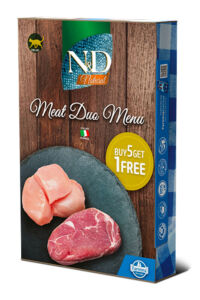 ND Meat Duo Menu Kuzu Ve Tavuk Etli Kedi Konservesi 6x70gr - N&D