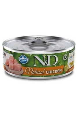 ND Natural Tavuklu Yetişkin Kedi Konservesi 80gr - 1