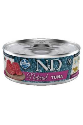 ND Natural Tuna Balıklı Yetişkin Kedi Konservesi 80gr - 1