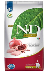 ND Prime Tahılsız Tavuk ve Narlı Yavru Kedi Maması 10 KG - 1