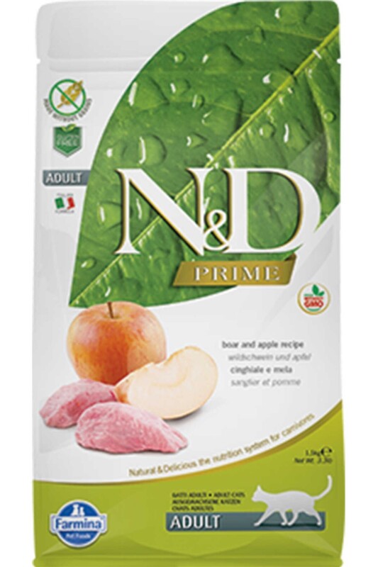 ND Prime Tahılsız Domuzlu Kedi Maması 1.5 KG - 1