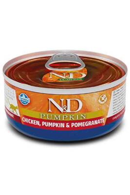 ND Pumpkin Tahılsız Tavuk Balkabağı ve Narlı Yetişkin Kedi Konservesi 70gr - 1